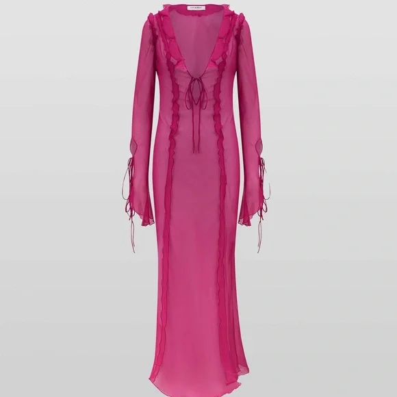 strapless open back dress Rat & Boa Sirena Dress